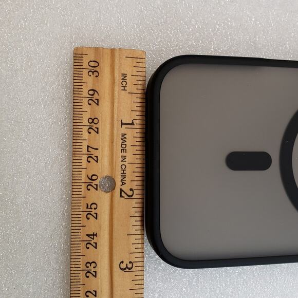 Supfine Phone Case for iPhone 16. Regular Version. Black. Shockproof Magnetic. - Picture 3 of 14